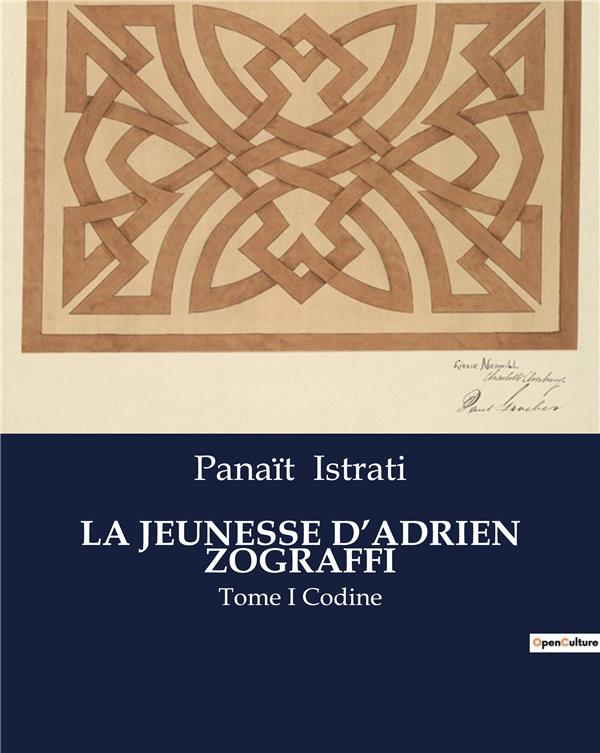 JEUNESSE D ADRIEN ZOGRAFFI - .