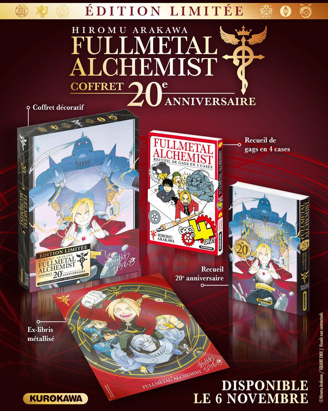 FULLMETAL ALCHEMIST - COFFRET 20E ANNIVERSAIRE