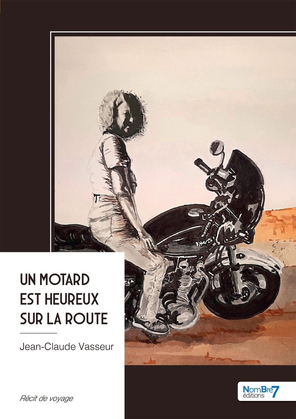 UN MOTARD EST HEUREUX SUR LA ROUTE