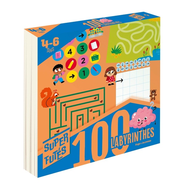 100 LABYRINTHES POUR SUPER FUTES 4-6 ANS