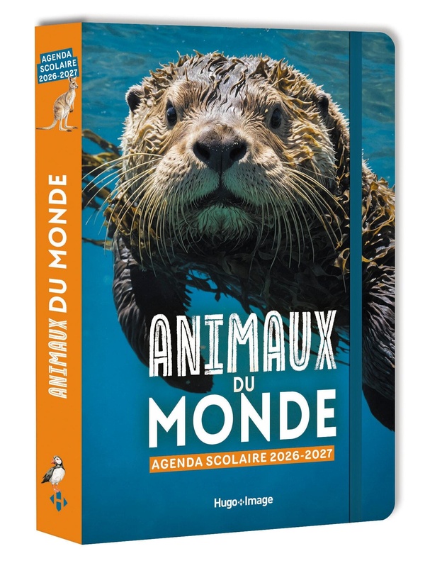 AGENDA SCOLAIRE ANIMAUX DU MONDE 2026-2027
