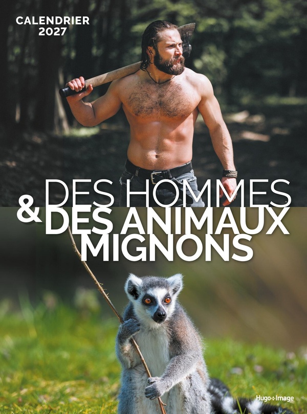 CALENDRIER MURAL HOMMES VS ANIMAUX TROP MIGNONS 2027