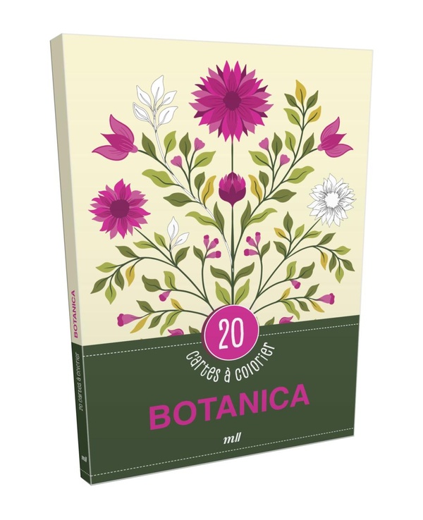 BOTANICA - 20 CARTES A COLORIER
