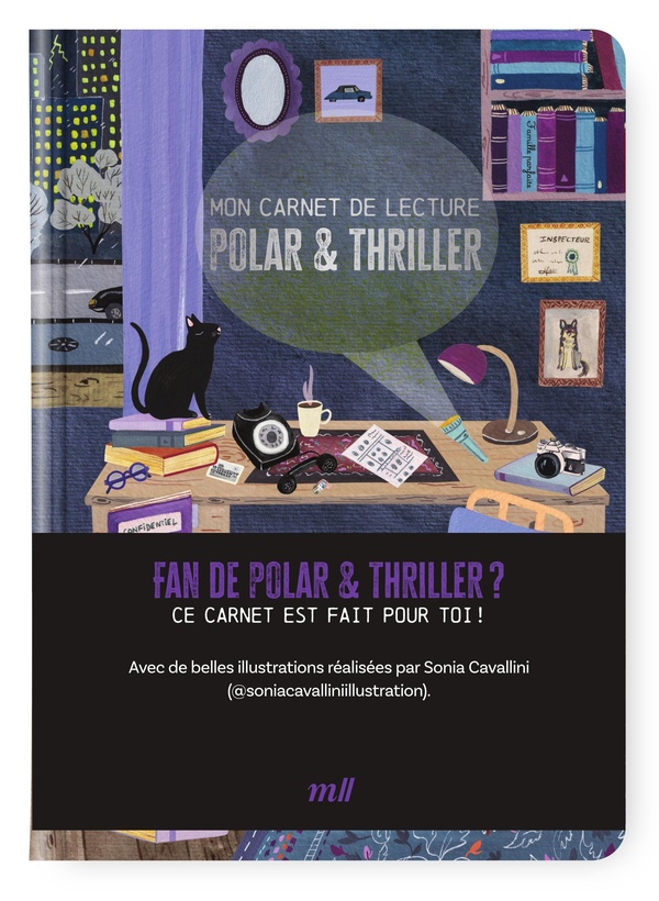 MON CARNET DE LECTURE - POLAR & THRILLER - PLUS DE 100 FICHES A REMPLIR !