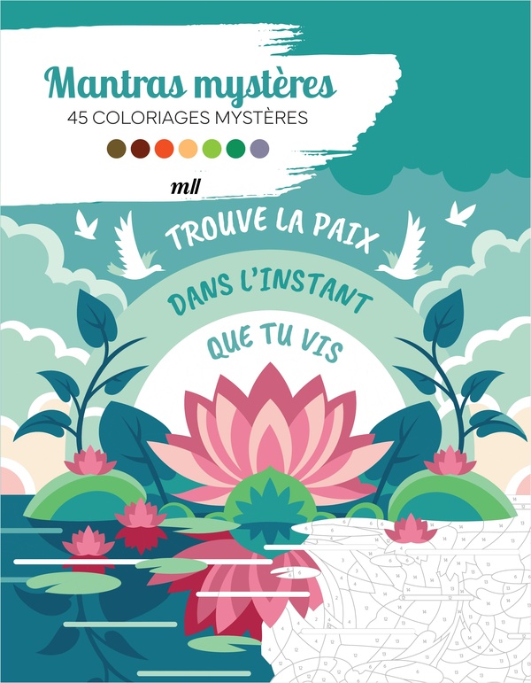 MANTRAS MYSTERES - 45 COLORIAGES MYSTERES - AVEC DES PAGES DETACHABLES !