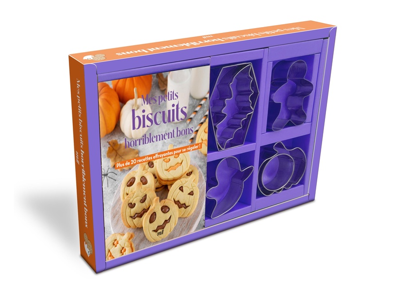 COFFRET - MES PETITS BISCUITS HORRIBLEMENT BONS - PLUS DE 20 RECETTES EFFRAYANTES POUR SE REGALER !