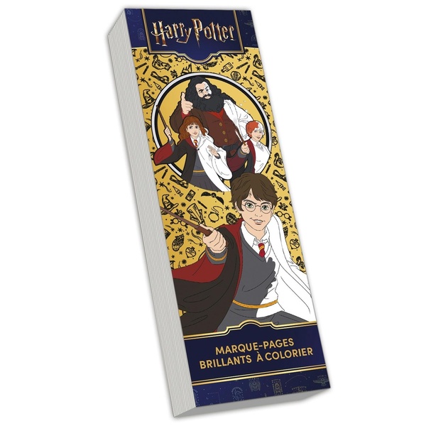 HARRY POTTER - MARQUE-PAGES BRILLANTS A COLORIER NE