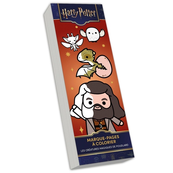 HARRY POTTER - MARQUE-PAGES A COLORIER LES CREATURES MAGIQUES DE POUDLARD NE