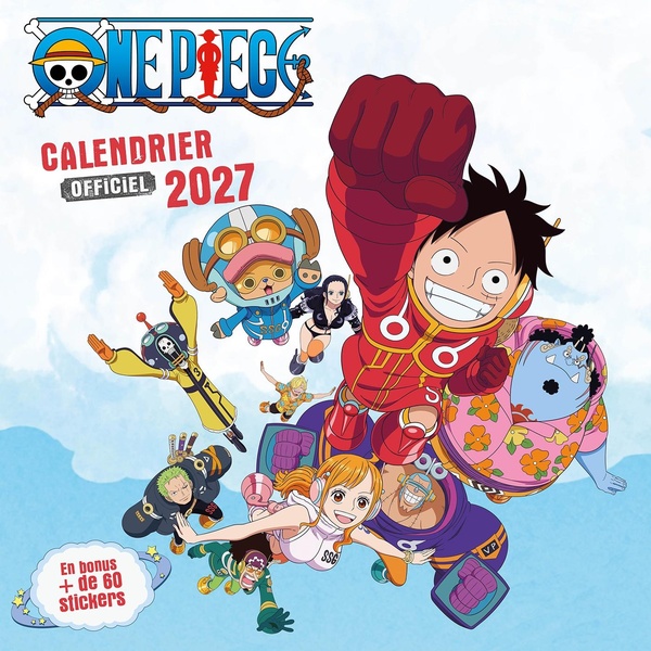 ONE PIECE - MON CALENDRIER OFFICIEL 2027 (DE SEPT. 2026 A DEC. 2027)