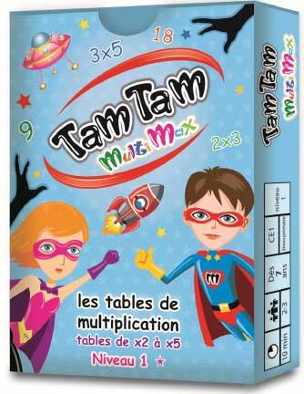 TAM TAM MULTIMAX - LES TABLES DE MULTIPLICACTION DE X2 A X5 NIVEAU 1 - LES TABLES DE MULTIPLICATION
