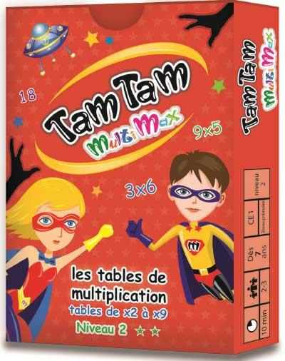 TAM TAM MULTIMAX - LES TABLES DE MULTIPLICATION DE X2 A X9 NIVEAU 2
