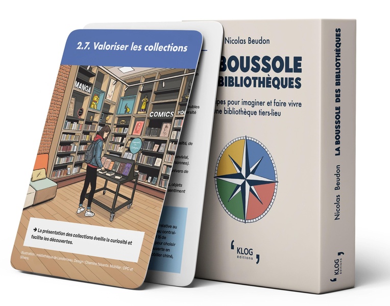 LA BOUSSOLE DES BIBLIOTHEQUES - COFFRET DE 48 FICHES PROFESSIONNELLES