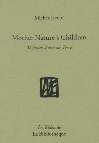 MOTHER NATURE'S CHILDREN - ILLUSTRATIONS, NOIR ET BLANC