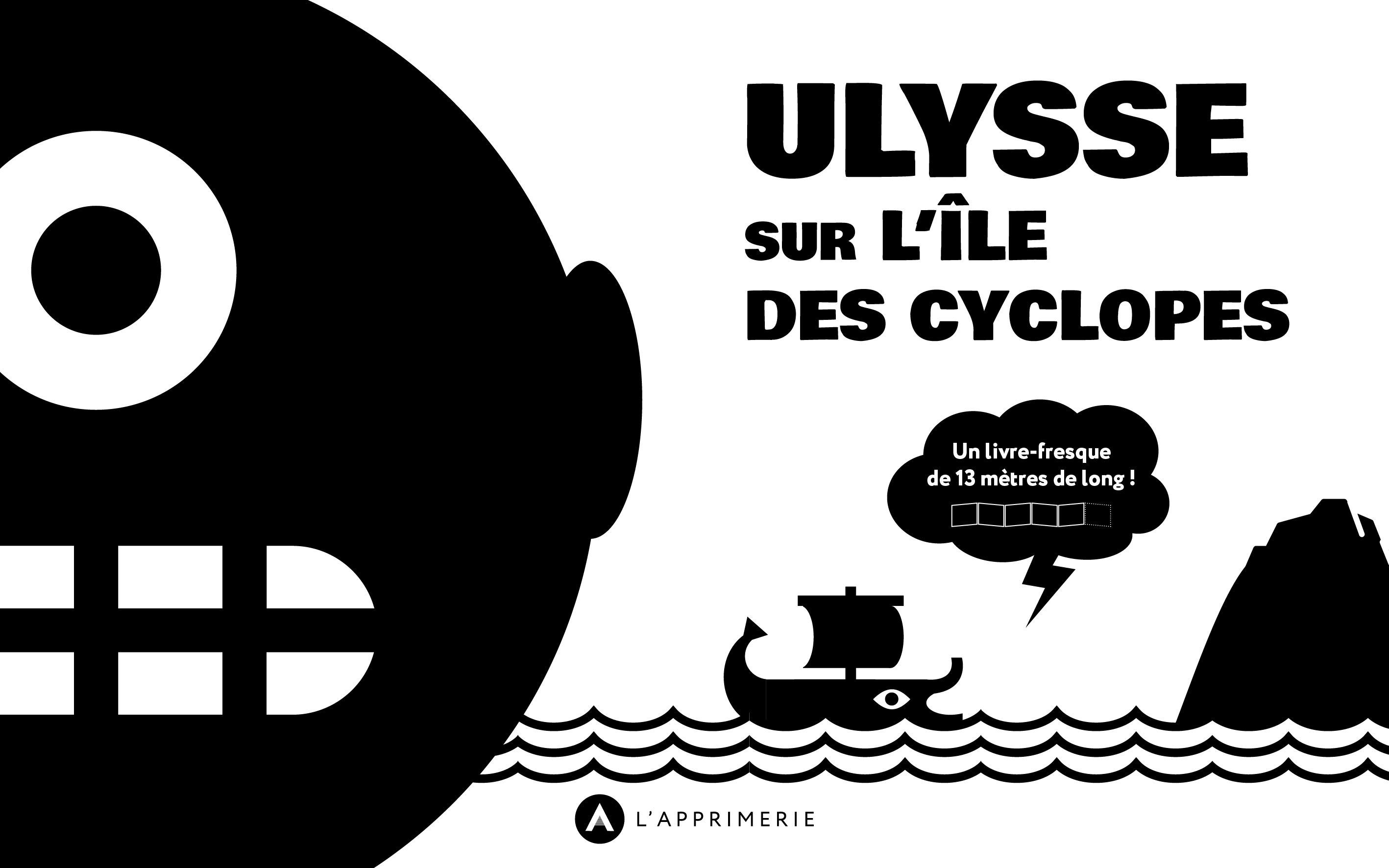 ULYSSE SUR L'ILE DES CYCLOPES - ILLUSTRATIONS, NOIR ET BLANC