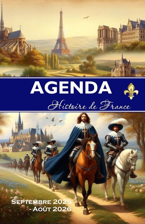 AGENDA HISTOIRE DE FRANCE - SEPTEMBRE 2025 - AOUT 2026