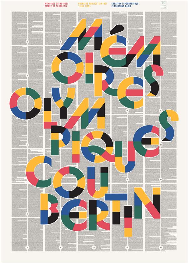 MEMOIRES OLYMPIQUES DE COUBERTIN