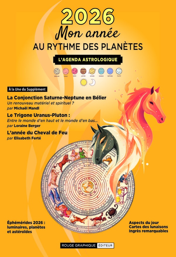 L'AGENDA ASTROLOGIQUE 2026 - MON ANNEE AU RYTHME DES PLANETES