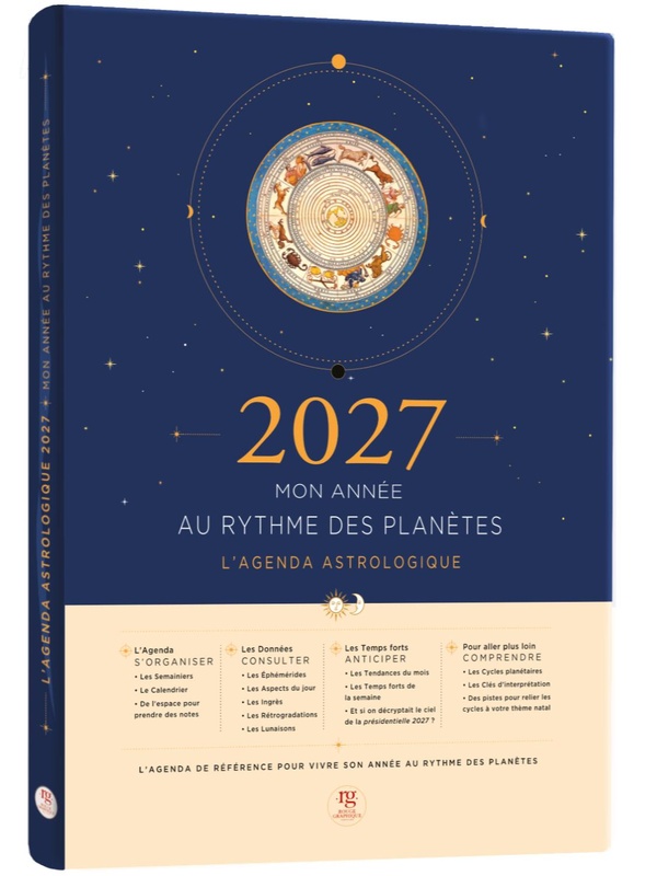 L'AGENDA ASTROLOGIQUE 2027 - MON ANNEE AU RYTHME DES PLANETES