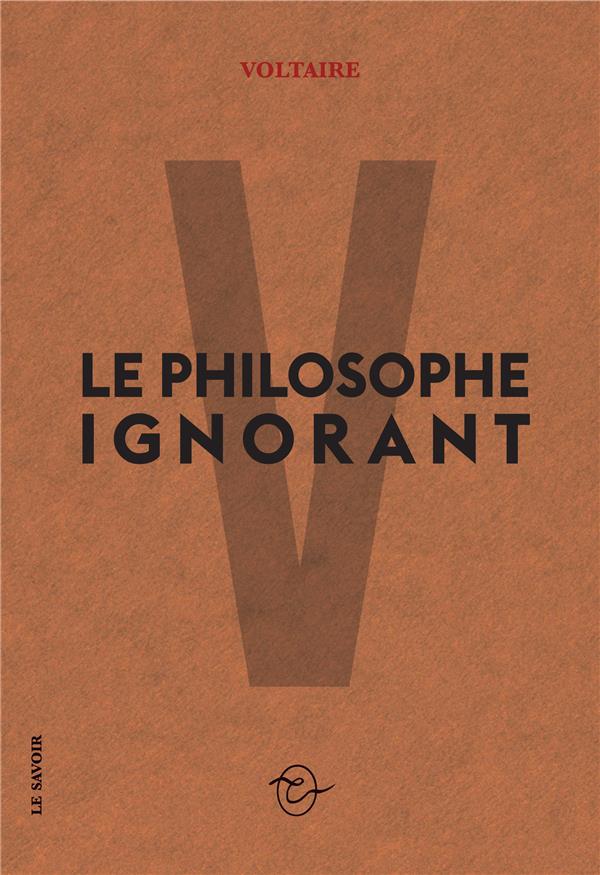 LE PHILOSOPHE IGNORANT
