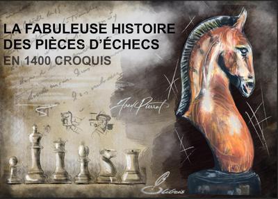 LA FABULEUSE HISTOIRE DES PIECES D'ECHECS EN 1400 CROQUIS