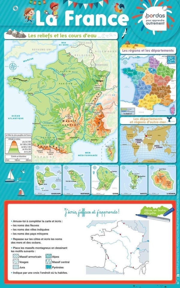 LES POSTERS EFFACABLES - LA FRANCE