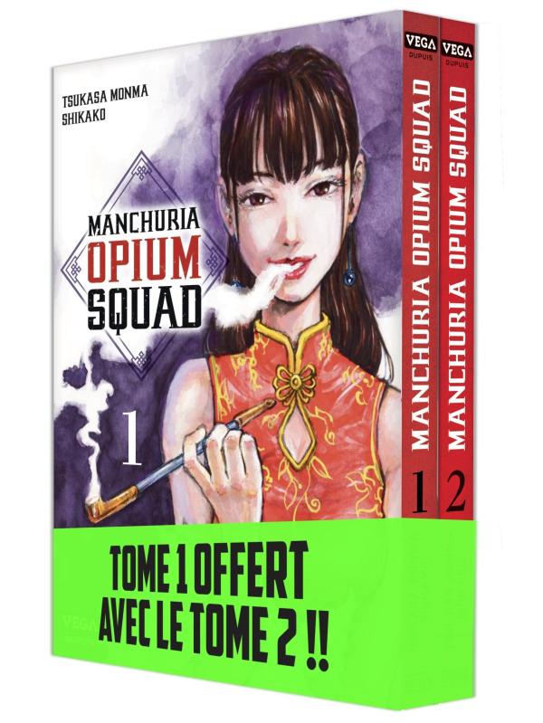 BIPACK T2 + T1 (OFFERT) MANCHURIA OPIUM SQUAD