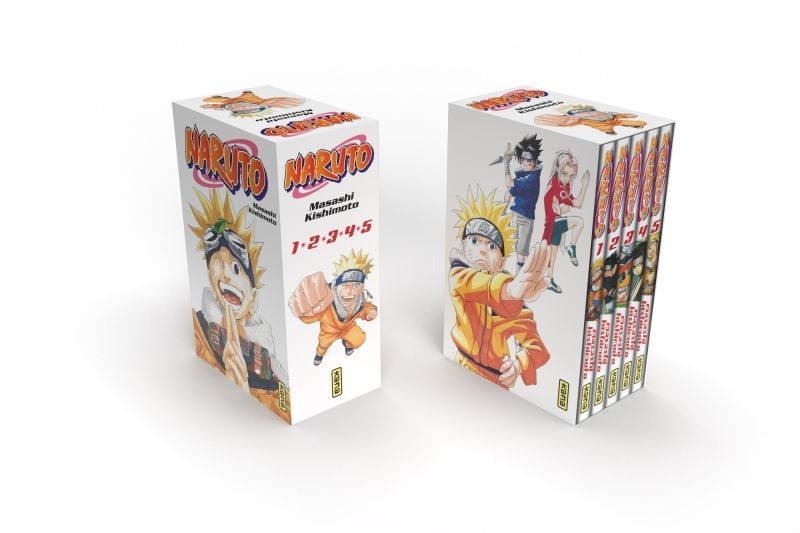 COFFRET NARUTO TOME 1 A 5