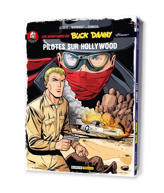 COFFRET BUCK DANNY CLASSIC T12 + EX-LIBRIS NUMEROTE ET SIGNE AVEC CALE