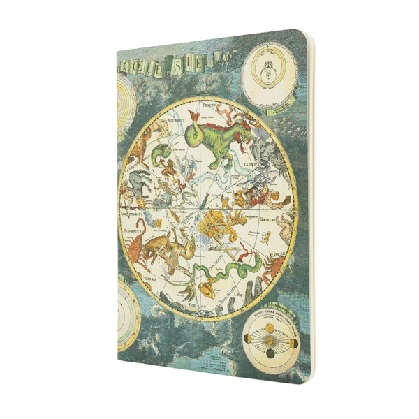 CAHIER PLANISPHERE CELESTE A5 LIGNE
