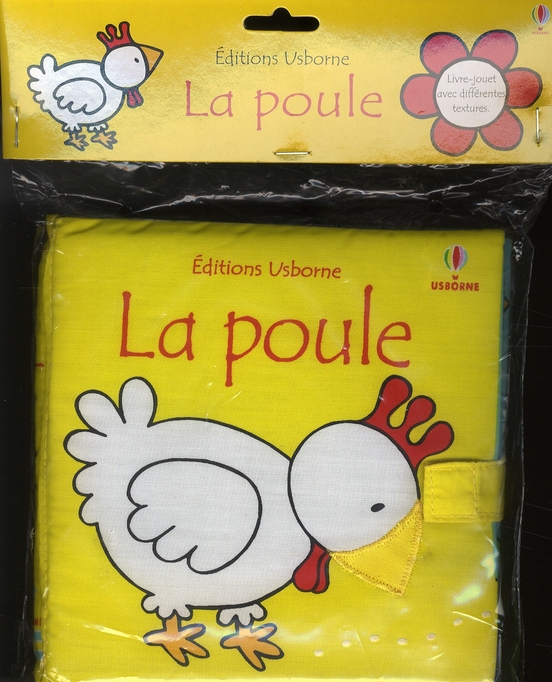 LA POULE - LIVRE TISSU