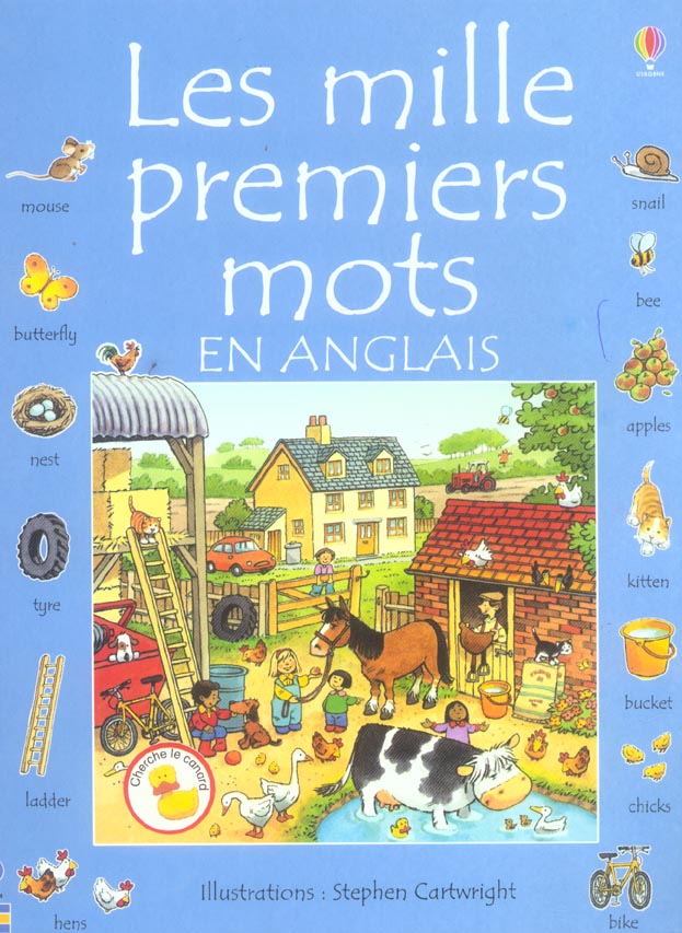 LES MILLE PREMIERS MOTS EN ANGLAIS