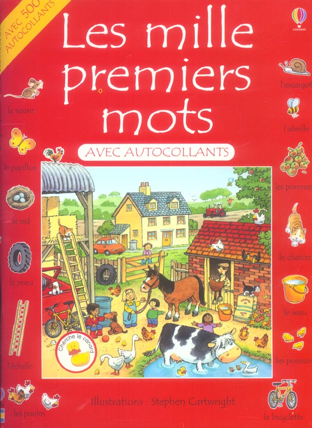 MILLE PREMIERS MOTS AUTOCOLL