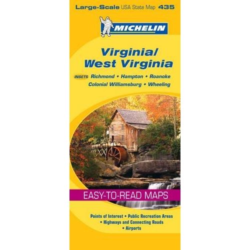 CARTE US VIRGINIA/WEST VIRGINIA