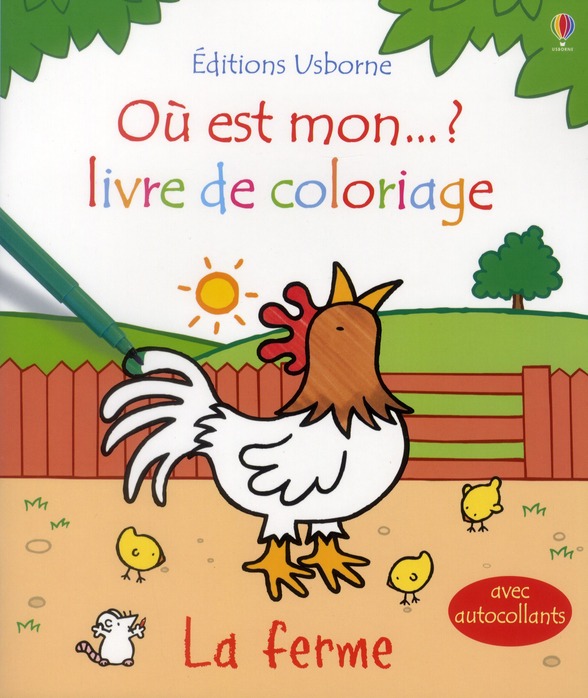 LA FERME - OU EST MON...? LIVRE DE COLORIAGE