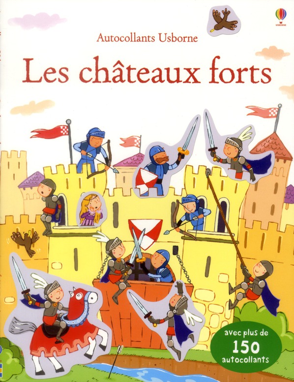 LES CHATEAUX FORTS - AUTOCOLLANTS USBORNE