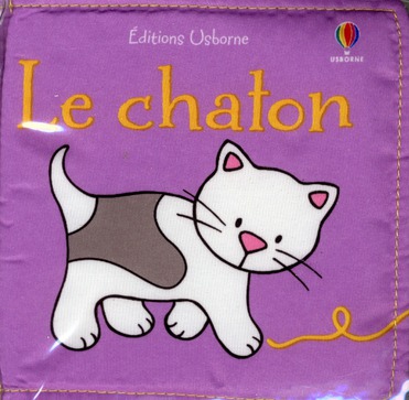 LE CHATON - LIVRE TISSU