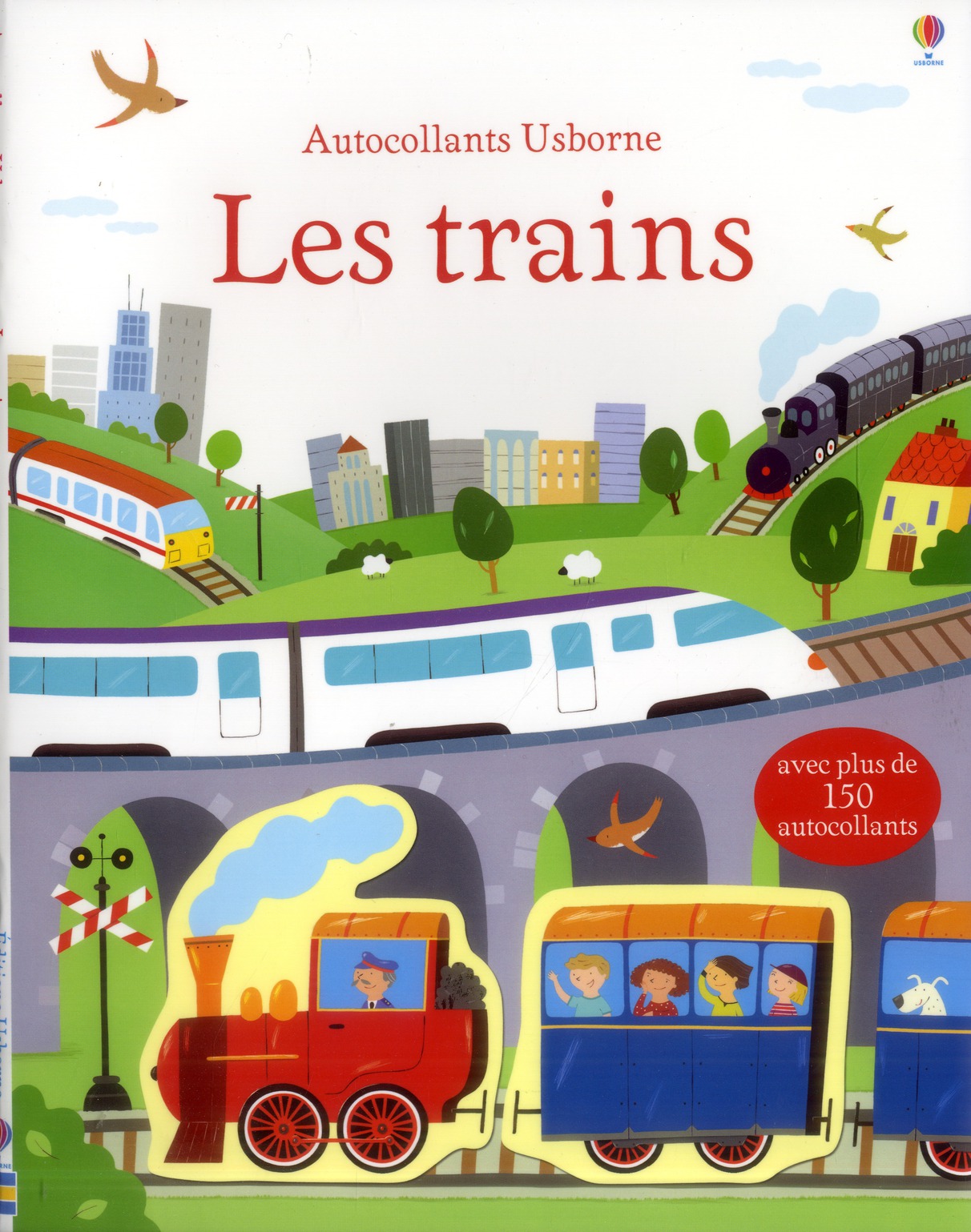 LES TRAINS - AUTOCOLLANTS USBORNE