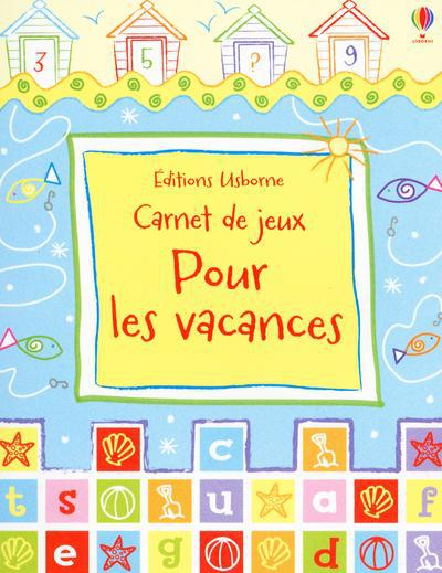 CARNET DE JEUX POUR LES VACANCES