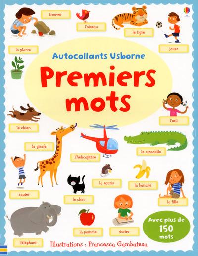 PREMIERS MOTS - AUTOCOLLANTS USBORNE