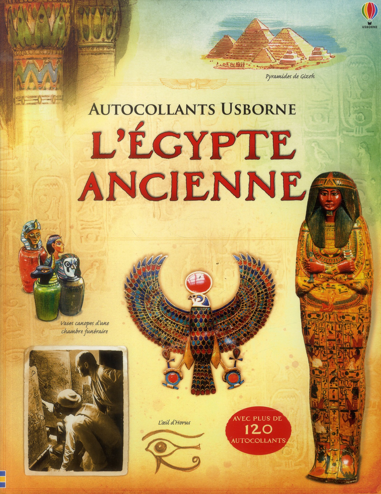 L'EGYPTE ANCIENNE - DOCUMENTAIRES EN AUTOCOLLANTS