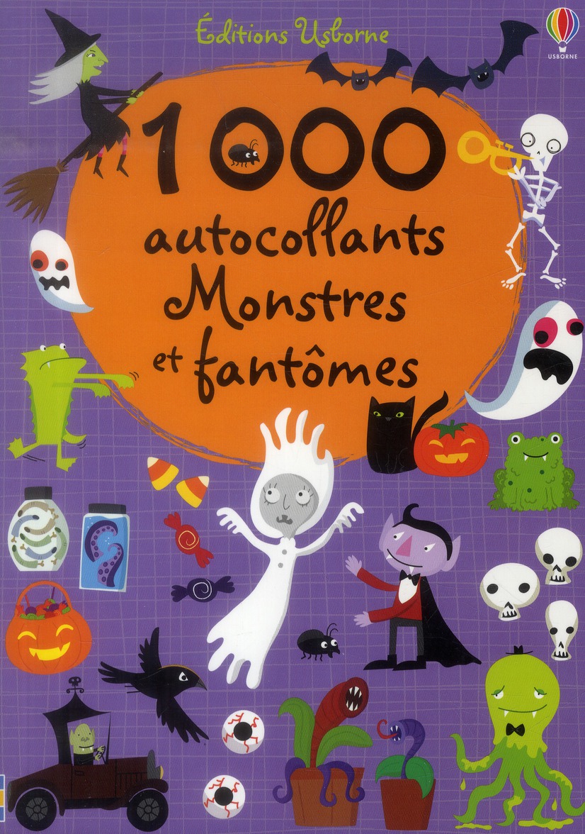 1000 AUTOCOLLANTS - MONSTRES ET FANTOMES