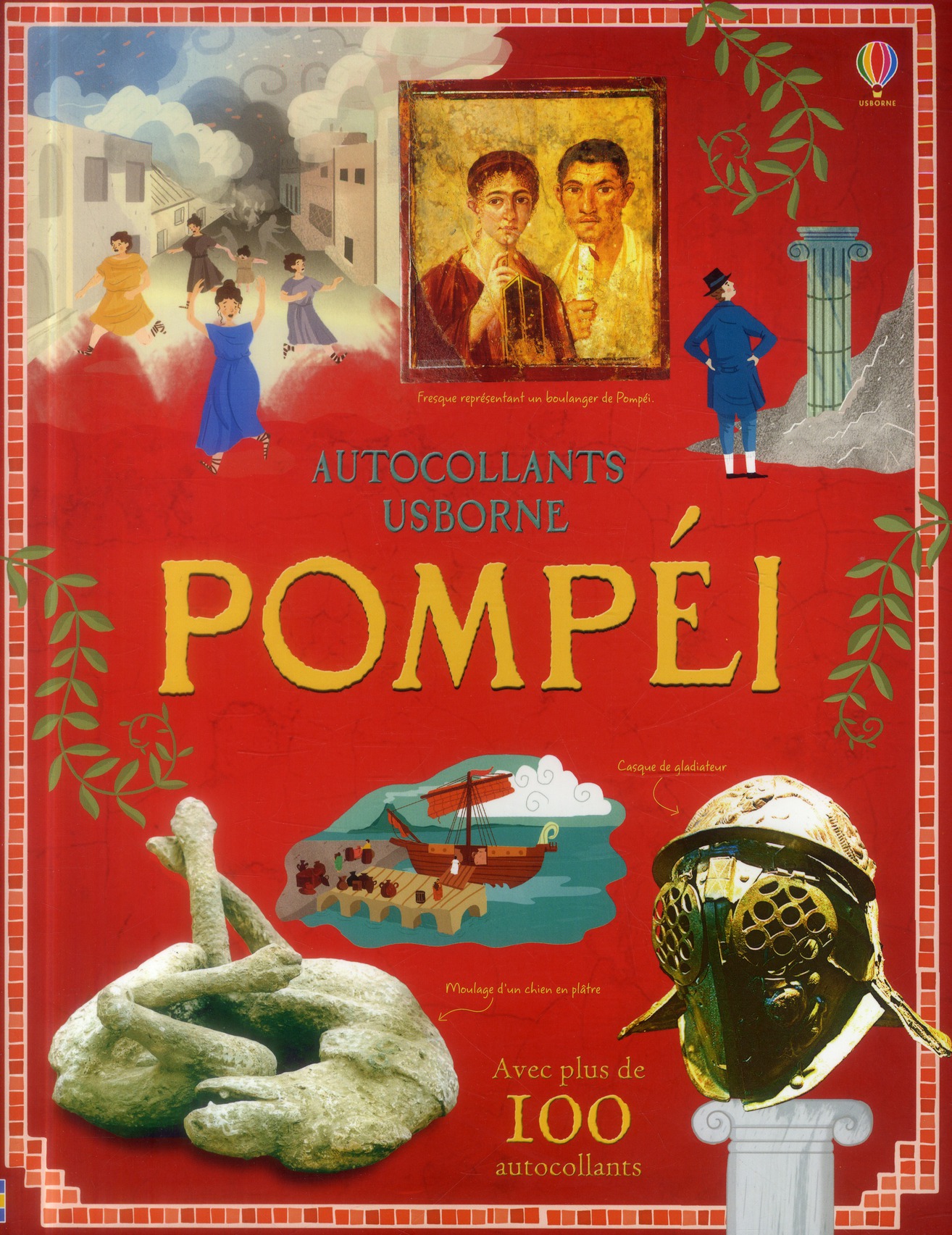 POMPEI - AUTOCOLLANTS USBORNE (DOCUMENTAIRES)