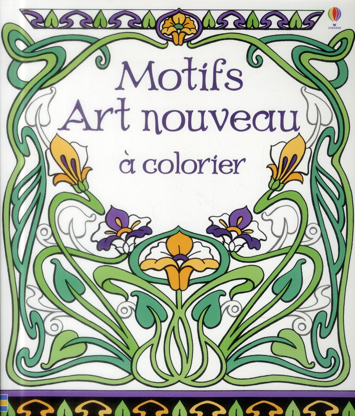 MOTIFS ART NOUVEAU A COLORIER