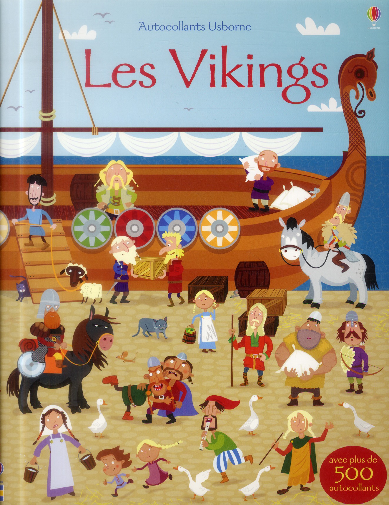 LES VIKINGS - AUTOCOLLANTS USBORNE