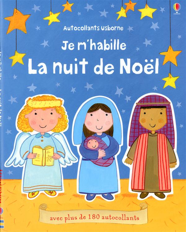 JE M'HABILLE - LA NUIT DE NOEL - AUTOCOLLANTS USBORNE