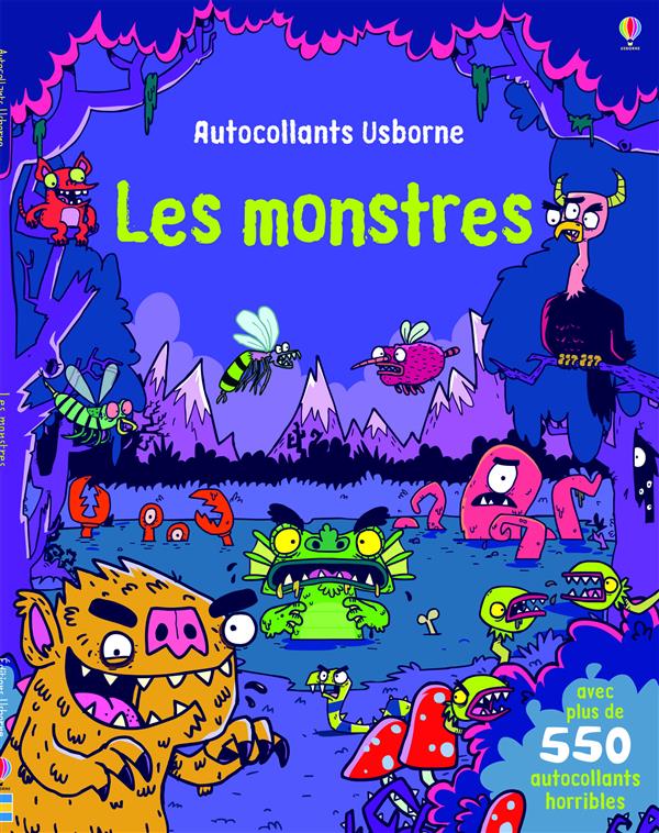 LES MONSTRES - AUTOCOLLANTS USBORNE