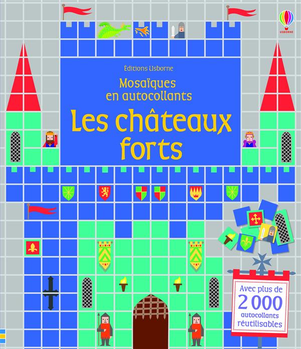 LES CHATEAUX FORTS - MOSAIQUES EN AUTOCOLLANTS