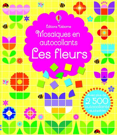 LES FLEURS - MOSAIQUES EN AUTOCOLLANTS