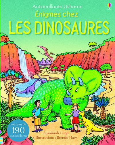 ENIGMES CHEZ LES DINOSAURES - AUTOCOLLANTS USBORNE