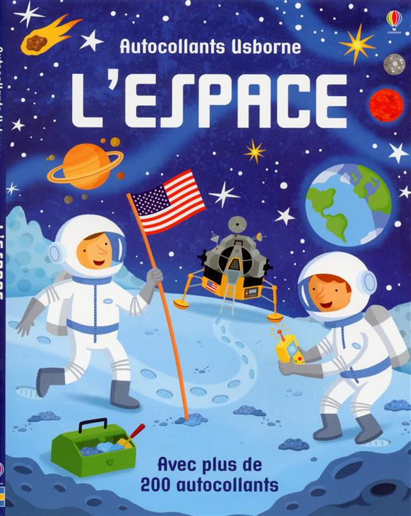 L'ESPACE - AUTOCOLLANTS USBORNE